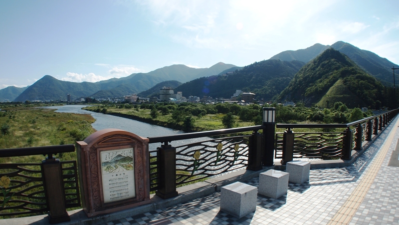 長野千曲市戸倉上山田温泉千曲川大正橋