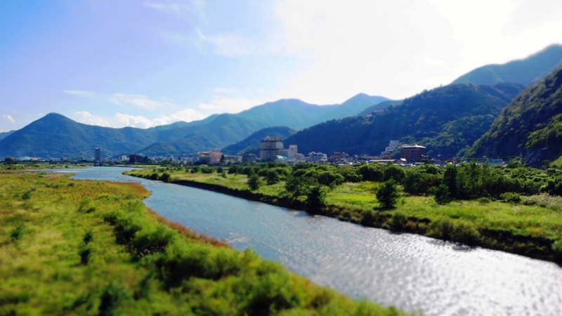 長野千曲市戸倉上山田温泉千曲川大正橋