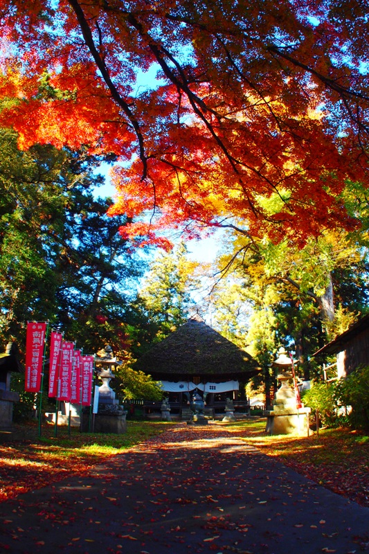 千曲市戸倉上山田温泉周辺智識寺十一面観音