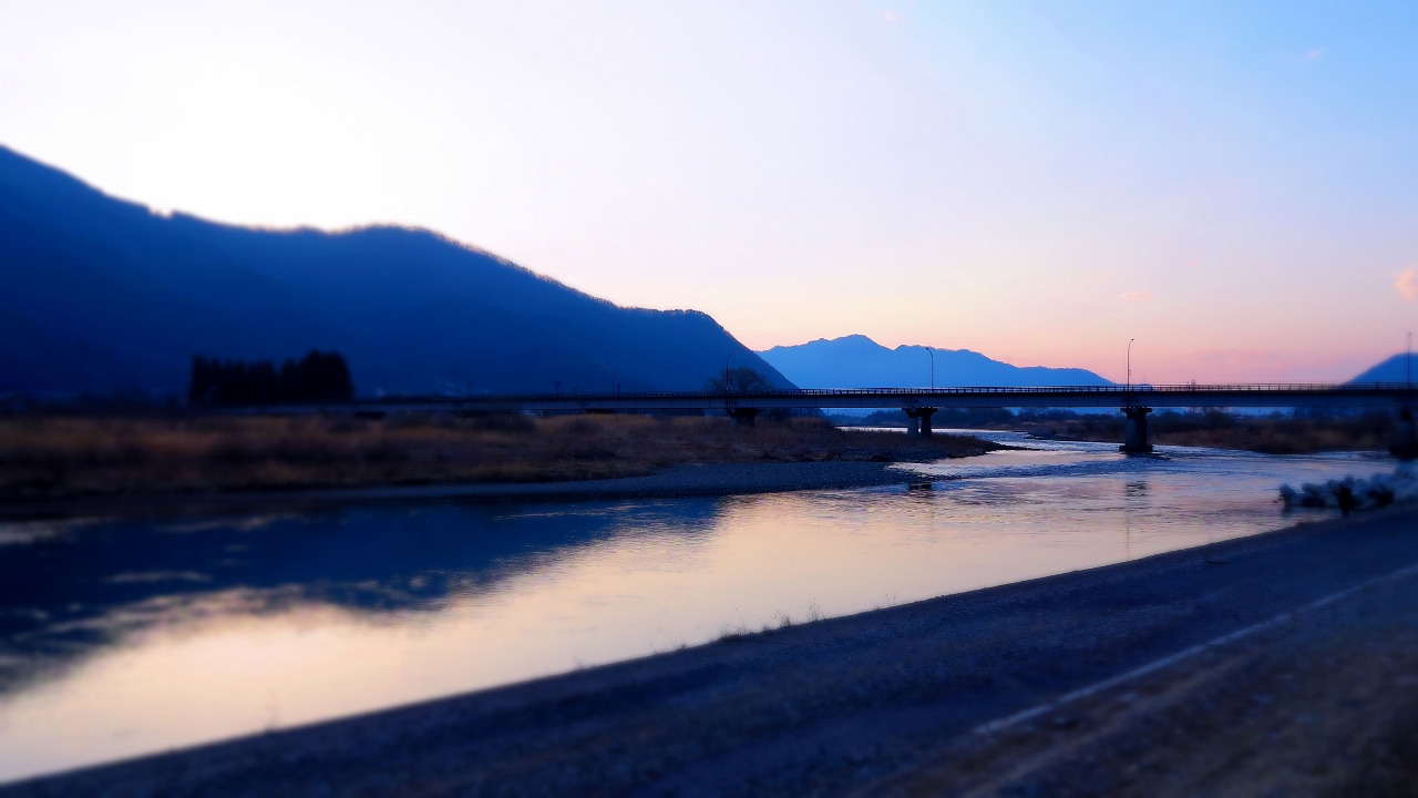 千曲川万葉橋戸倉上山田温泉