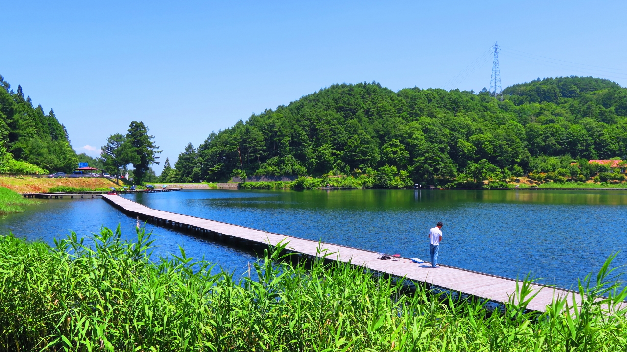長野県麻績村聖高原聖湖釣り