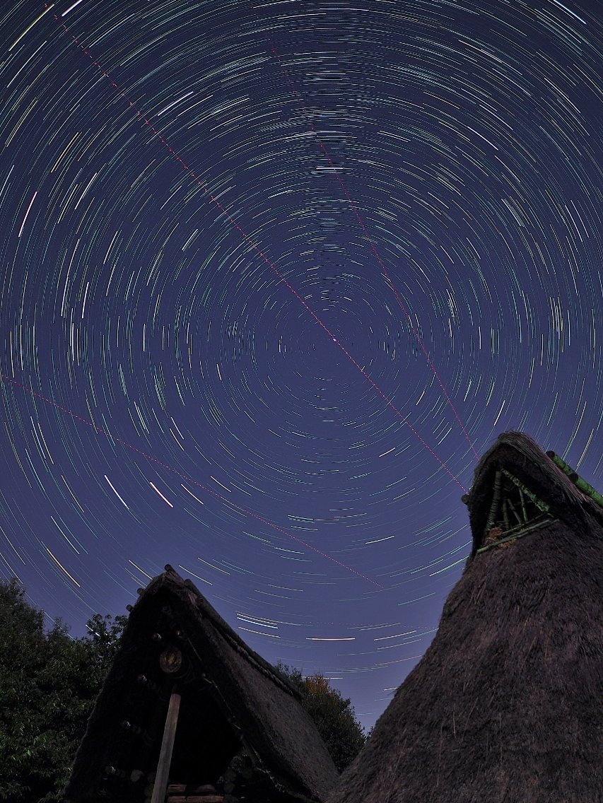 長野県千曲市さらしなの里古代体験パーク星空