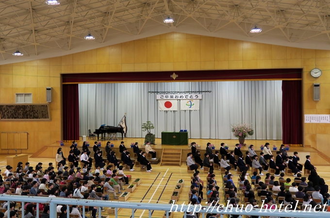 上山田小学校卒業式