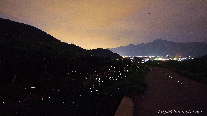 ホタル観賞上山田温泉協和地区