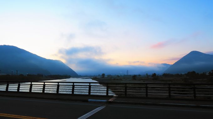 千曲川戸倉上山田温泉万葉橋