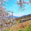 千曲市桜の名所お花見スポット姨捨駅