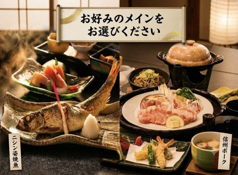 メイン料理選択スタンダードプラン